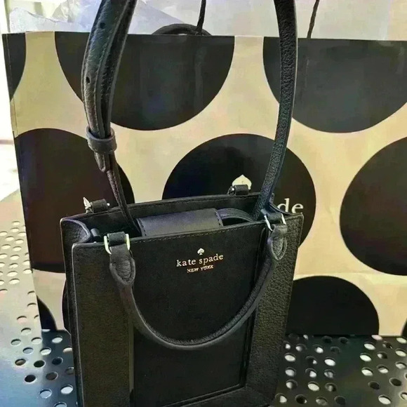 NWT. Kate Spade. Lena Suede Mini Tote. Holds everything-wallet & phone, … - Picture 5 of 10